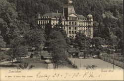Interlaken. Grand Hotel Postcard
