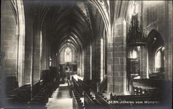 Bern, inside the Minster Postcard