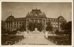 Universitat mit Hallerdenkmal Berne, Switzerland Postcard Postcard