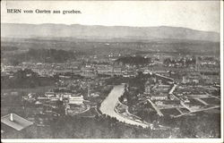 Bern von Gurten aus gesehen Berne, Switzerland Postcard Postcard