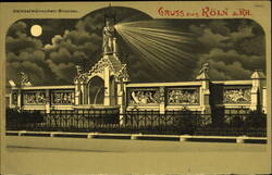 Gruss aus Koln Heinzelmännchen-Brunnen Postcard