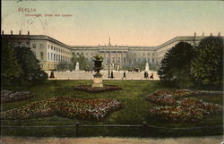 Berlin. University. Street 'Unter den Linden' Germany Postcard Postcard