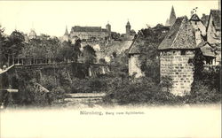 Mountain castle Postcard