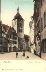 Nürnberg. Weisser Turm Postcard
