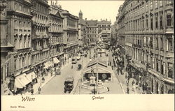 Vienna, Graben street Postcard