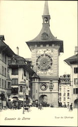 Tour del l'Horloge Berne, Switzerland Postcard Postcard