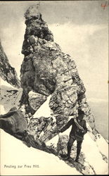 anstieg zur Frau Mitt Postcard