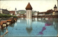Wasserturm Luzern, Switzerland Postcard Postcard