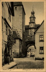 Rodergasse mit Markhustor Postcard
