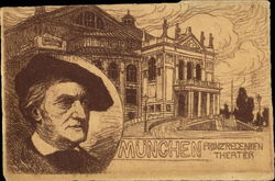 München. Prinzregententheater Postcard
