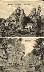 Frank Schweiz. Talpartie b. Pottenstein Postcard