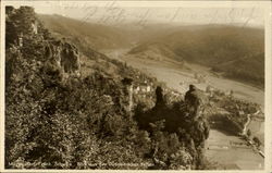 Blick aud den Rubsteinacher Fessen Postcard