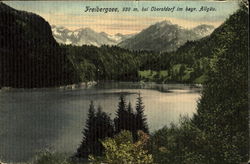 Freibergsee, 930 m, bei Oberstdorf im bayr. Allgäu Postcard