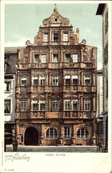 Gruss aus Heidelberg. Hotel Ritter Postcard