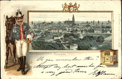 Scenic view of the city Postcard