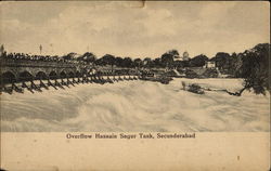Overflow Hassain Sagur Tank Postcard