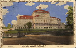 Kassel, Royal Theatre Postcard