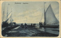 Segelbuhne Postcard