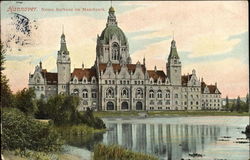 Neues Rathaus im Maschpark Postcard
