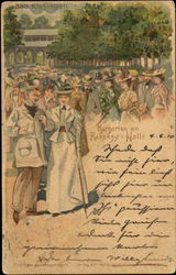 Kurgarten mit Rakokzy-Nalle Postcard