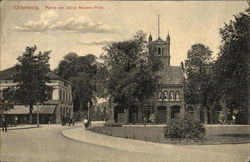 Oldenburg. Partie am Julius Mosen-Platz Postcard