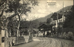 Strassenpartie / Streetview Postcard