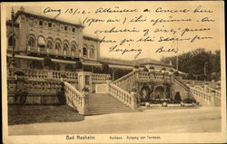 Kurhaus aufgang zur Terrasee Postcard