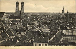 München. Panorama Postcard