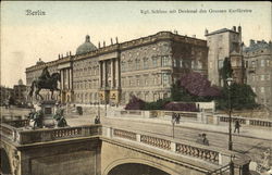 Castle of the Holy Roman Emperors with Monument Postcard