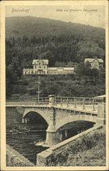 Biedenkopf. Blick auf Kramer's Berggarten Germany Postcard Postcard