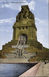 Battle of Leipzig Monument / Battle of the Nations or ("Völkerschlachtdenkmal") Germany Postcard Postcard