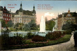 Cologne. Place of the Republic Postcard