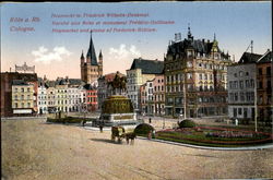 Various structures, plazas, and statues Postcard
