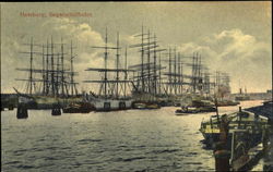 Segelschiffhafen Hamburg, Germany Postcard Postcard