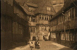 Children in Street Postcard
