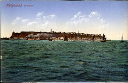 View of Heligoland Island Postcard