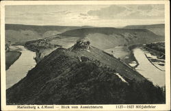 Blick vom Aussichsturm Postcard