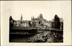 Danzig, die drei Wahrzeichen: Kantor, St. Marien und Sternwarte Postcard