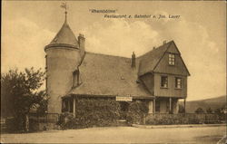 Restaurant z. bahnhof v. Jos. Lauer Postcard