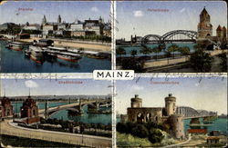 Mainz. City images Postcard