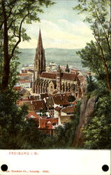 Scene of Town Postcard
