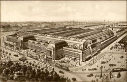 Leipzig, Main Station Postcard