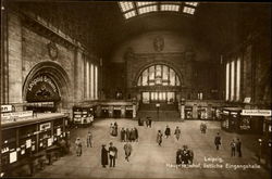 Main train-station Postcard