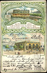 Pavillon am Binnen-Alster Postcard