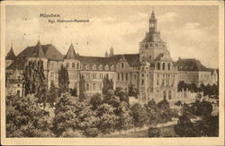 München Kgl. National-Museum Deutschland Germany Postcard Postcard