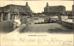 Mannheim. Friedrich Square Postcard