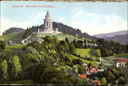 Eisenach. Monument to the Student Fraternities ("Burschenschaftsdenkmal") Postcard