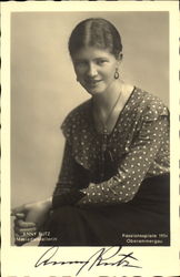 Anny Rutz, Mariadarstellerin. Passionsspiele 1934. Oberammergau Postcard