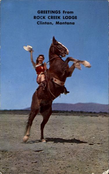 Greetings From Rock Creek Lodge Clinton Montana