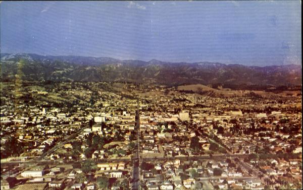 Bird's Eye View Of Santa Barbara California